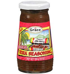 Grace Jerk Seasoning Hot & Spicy (11 oz bottle)