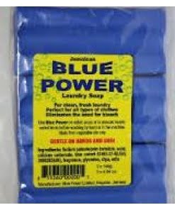 Blue Power Laundry soap 130G (24 packs/case or 72 singles/case)